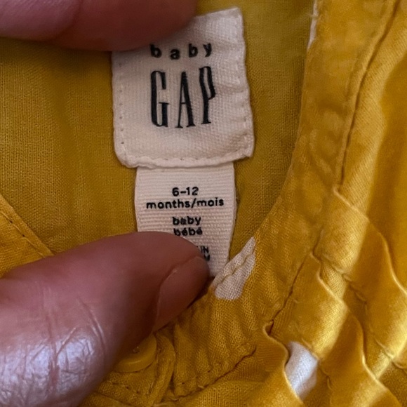 Gap yellow and white polka dot Dress - Picture 5 of 6